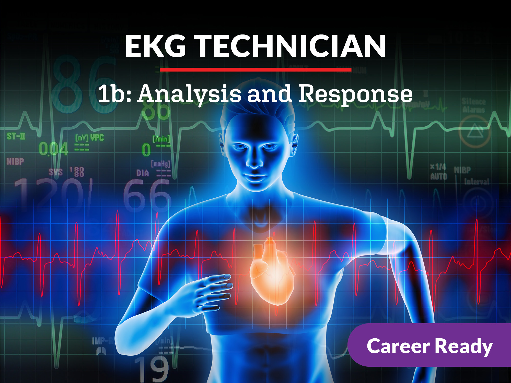 EKG Technician 1B: Analysis & Response - MSC Online Learning Program